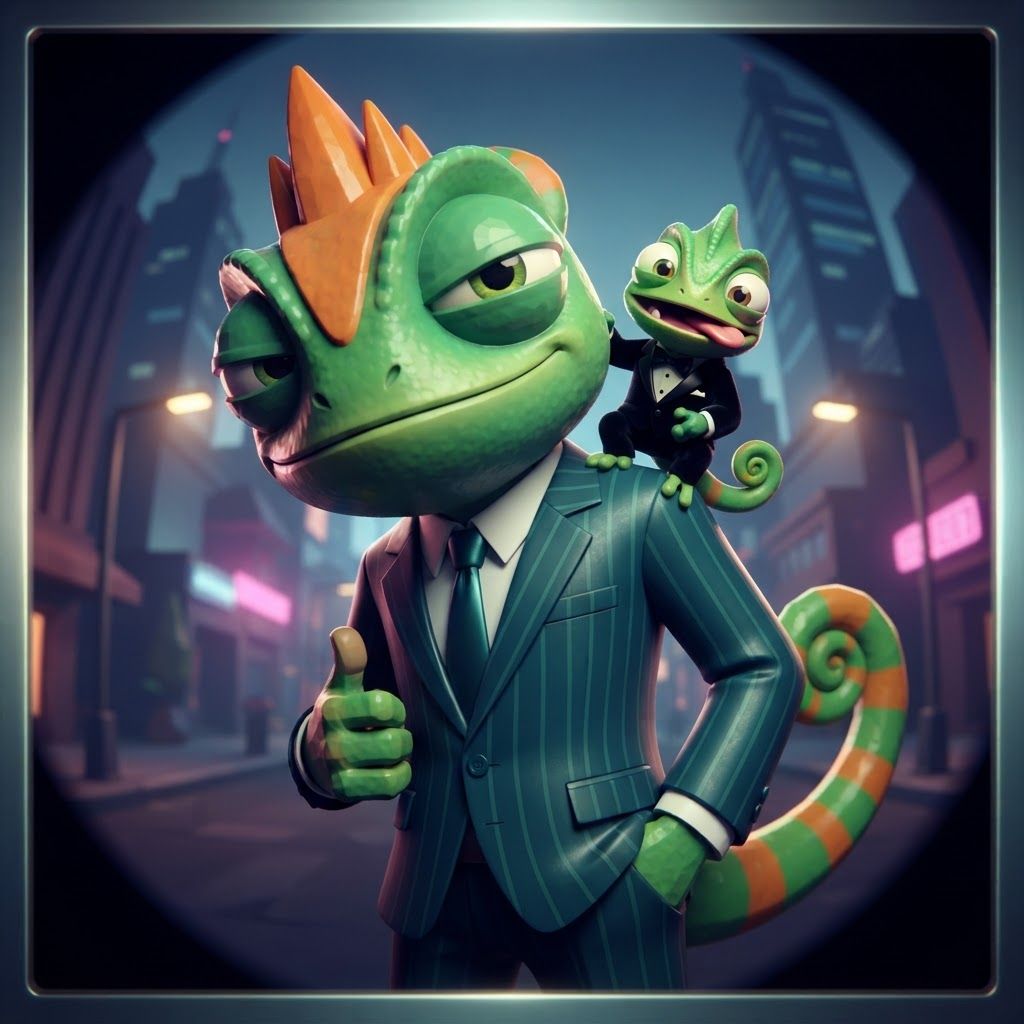 AI Design for YES, I know exactly the vibe you're describing. 😭
It sounds like that AI-generated “luxury character portrait / gaming PFP” aesthetic that mixes:
🧊 Low-poly / semi-low-poly 3D characters — visible polygonal shapes rather than perfectly smooth models
📸 Fisheye or wide-angle camera — especially for close-up portraits where the face/body gets slightly exaggerated
🕶️ Early-2000s / early-2010s game aesthetic — like a polished PS2/PS3-era cinematic or promotional render
💿 Slightly glossy materials — plastic-y but still detailed
🧥 Characters dressed in suits or stylish formal outfits
🏙️ Studio/urban backgrounds with dramatic lighting
🤳 Cool, deliberately posed photography — looking at the camera, leaning toward the lens, arms crossed, etc.
🔷 Chunkier geometry around the face, hands, clothing and body
✨ Modern AI rendering, but intentionally restrained from looking hyper-realistic
For Leo & Tiny, I can absolutely translate that into a coherent PFP style. Leo could have that confident little “official character photoshoot” pose while Tiny does something more goofy beside him, but both would look like they came from the same fictional 2000s-era 3D game promotional render.
And honestly, the fisheye lens + low-poly geometry combination would fit Leo and Tiny ridiculously well.