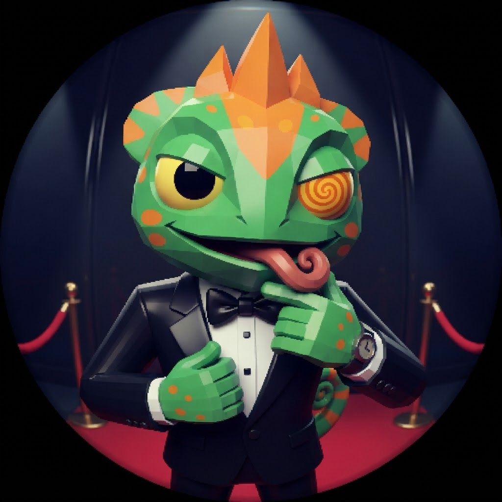 AI Design for YES, I know exactly the vibe you're describing. 😭
It sounds like that AI-generated “luxury character portrait / gaming PFP” aesthetic that mixes:
🧊 Low-poly / semi-low-poly 3D characters — visible polygonal shapes rather than perfectly smooth models
📸 Fisheye or wide-angle camera — especially for close-up portraits where the face/body gets slightly exaggerated
🕶️ Early-2000s / early-2010s game aesthetic — like a polished PS2/PS3-era cinematic or promotional render
💿 Slightly glossy materials — plastic-y but still detailed
🧥 Characters dressed in suits or stylish formal outfits
🏙️ Studio/urban backgrounds with dramatic lighting
🤳 Cool, deliberately posed photography — looking at the camera, leaning toward the lens, arms crossed, etc.
🔷 Chunkier geometry around the face, hands, clothing and body
✨ Modern AI rendering, but intentionally restrained from looking hyper-realistic
For Leo & Tiny, I can absolutely translate that into a coherent PFP style. Leo could have that confident little “official character photoshoot” pose while Tiny does something more goofy beside him, but both would look like they came from the same fictional 2000s-era 3D game promotional render.
And honestly, the fisheye lens + low-poly geometry combination would fit Leo and Tiny ridiculously ❤️🩹. Do with this character with all his details and colours and features without change instead make him with lower polygons and retro feel change his pose to look in fisheye lens and dont make his skin not to dark more vibeant colors kind of retro like refrence photo with give him a fancy suit and all details and make hus iris balck and eye swirls orange while eye yellow