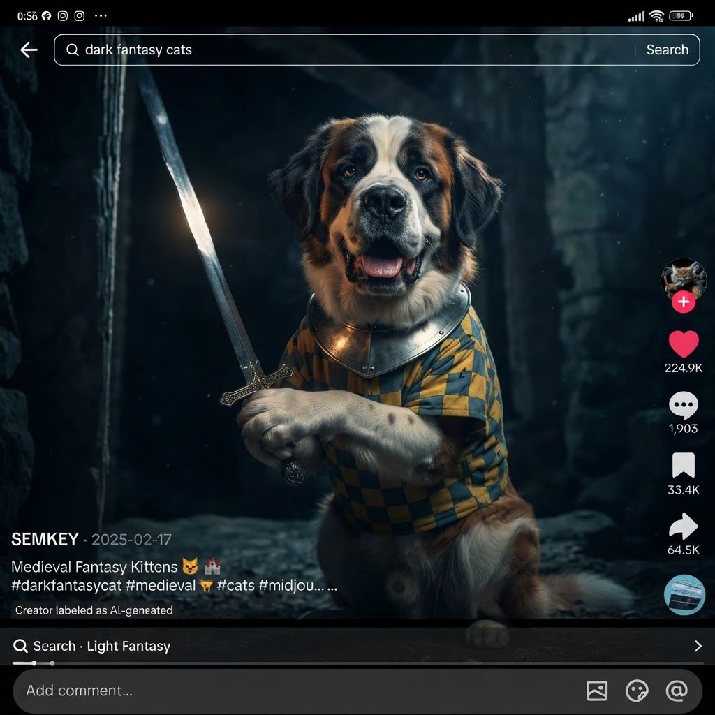 AI Design for Make this dog  character b and the particular style of this other image put him in the same position and remove the book on top of his head making more of him like a realistic dog and have some fun with it
