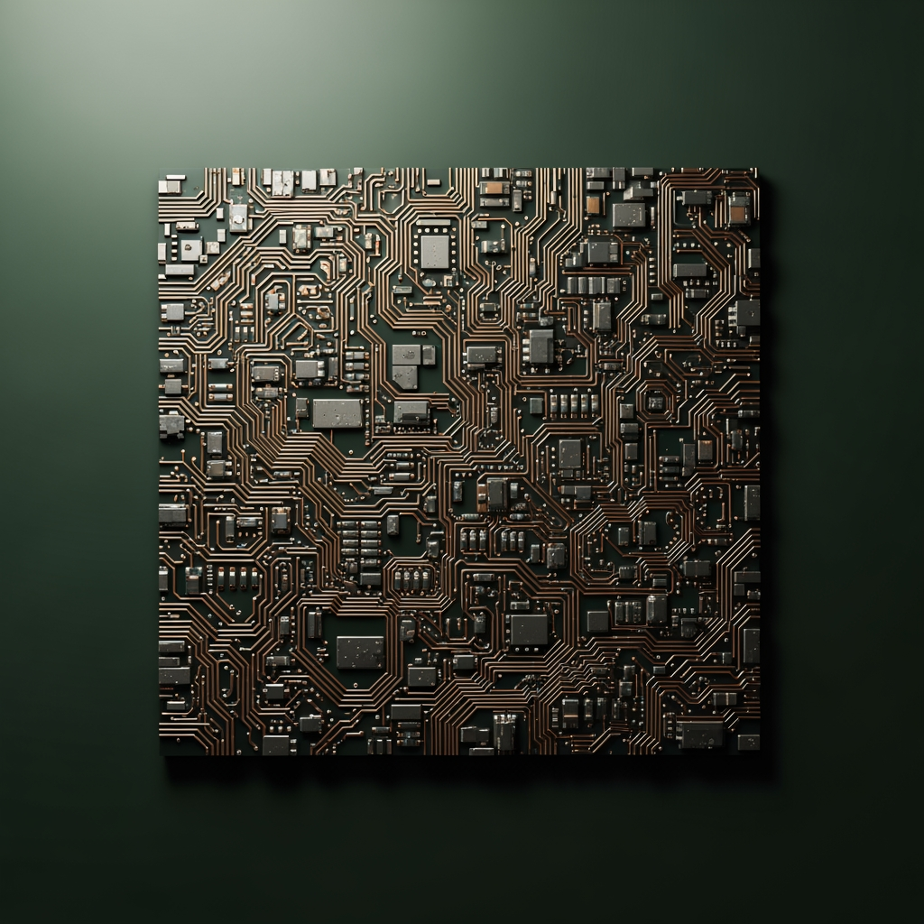 AI Design for provide me like only circuits tracks in small square as well
