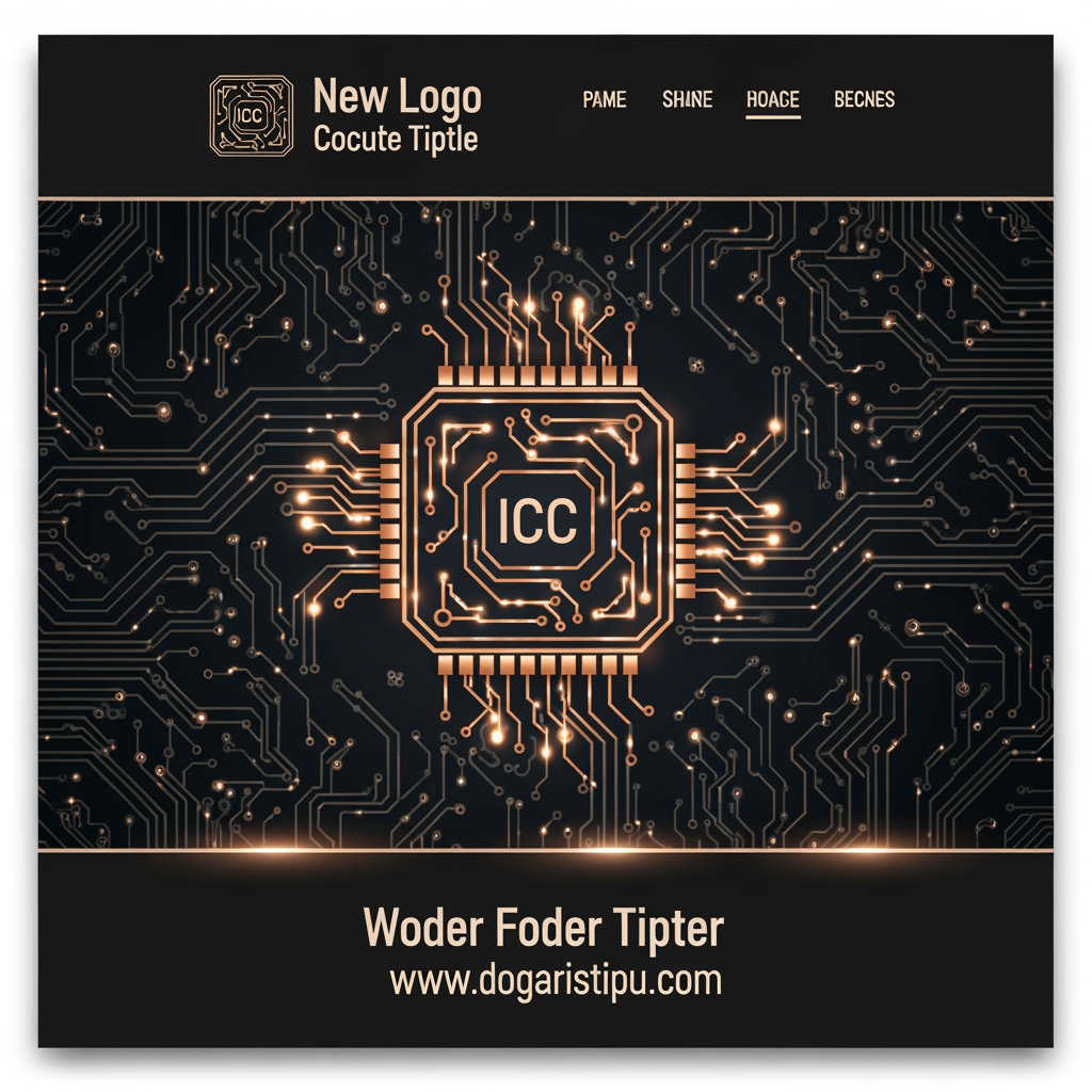 AI Design for i need the background till the end of the page layout as well in this and i need slight change in the logo as well.
1. New Circuit-Style Logo circuit board icon that features:
A square IC/chip outline with corner pads
Internal copper traces connecting to a central node
Glowing solder pads at connection points
Matching glow effects in both header and footer
The design reads as an actual circuit component rather than just letters