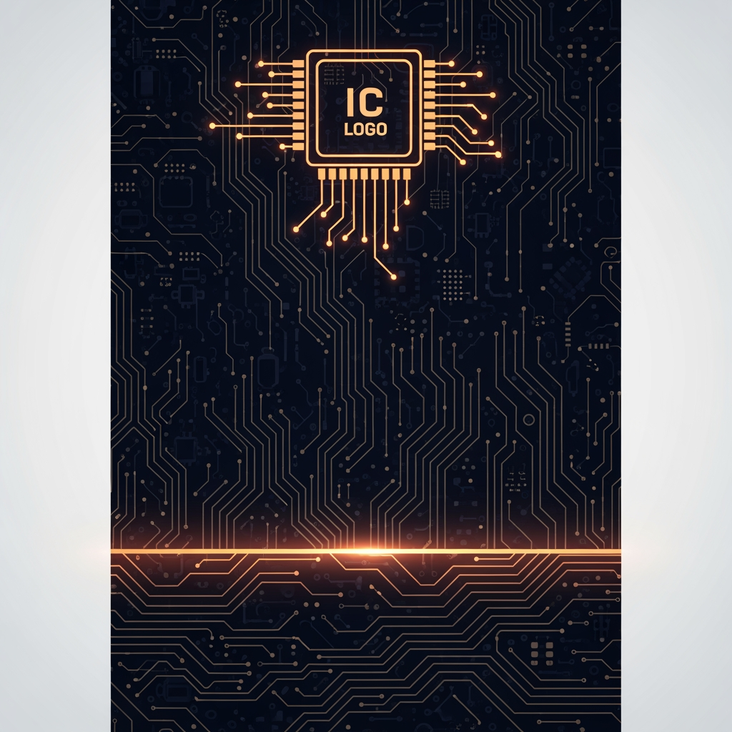 AI Design for i need the background till the end of the page layout as well in this and i need slight change in the logo as well.
1. New Circuit-Style Logo circuit board icon that features:
A square IC/chip outline with corner pads
Internal copper traces connecting to a central node
Glowing solder pads at connection points
Matching glow effects in both header and footer
The design reads as an actual circuit component rather than just letters