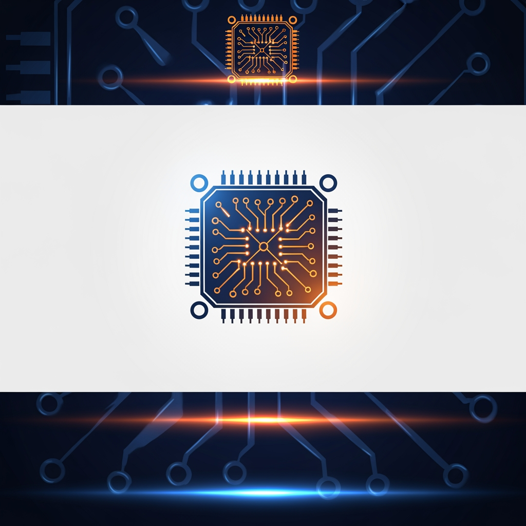 AI Design for i need the background till the end of the page layout as well in this and i need slight change in the logo as well.
1. New Circuit-Style Logo circuit board icon that features:
A square IC/chip outline with corner pads
Internal copper traces connecting to a central node
Glowing solder pads at connection points
Matching glow effects in both header and footer
The design reads as an actual circuit component rather than just letters