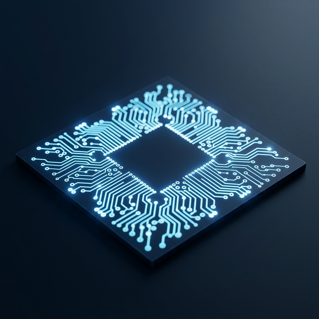AI Design for provide me like only circuits tracks in small square as well likke logo type . only the tracks. no need oof text in the middle
