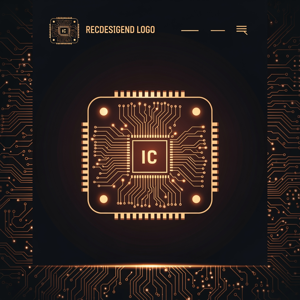 AI Design for i need the background till the end of the page layout as well in this and i need slight change in the logo as well.
1. New Circuit-Style Logo circuit board icon that features:
A square IC/chip outline with corner pads
Internal copper traces connecting to a central node
Glowing solder pads at connection points
Matching glow effects in both header and footer
The design reads as an actual circuit component rather than just letters