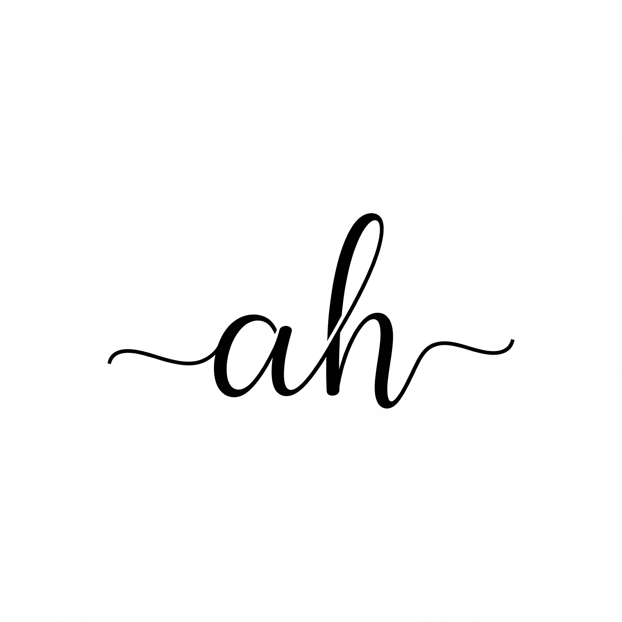 AI Design for more classy and simple creative logo of " ah " Design a luxury wedding monogram logo using the lowercase initials " ah ". The two letters should be seamlessly half a and half h blended into a single harmonious mark that feels timeless, elegant, and sophisticated. Focus on a minimalist design approach with clean lines, balanced proportions, and refined typography.
The monogram should convey:
Classy and premium wedding aesthetics
Modern yet timeless appeal
Simple, sober, and easy-to-recognize structure
Creative integration of the letters without compromising readability
Luxury branding suitable for wedding stationery, invitations, signage, wax seals, welcome boards, social media, and keepsakes
Style Direction:
Elegant monoline or fine-line design
Subtle calligraphic or serif influences
Symmetrical and well-balanced composition
No excessive ornamentation or clutter
High-end, boutique wedding identity
Monochrome (black on white) presentation preferred
Keywords: Luxury, Wedding Monogram, Elegant, Modern Classic, Minimalist, Refined, Timeless, Premium, Sophisticated, Clean, Graceful, Bespoke.
The final logo should feel like a signature mark of an exclusive wedding brand—memorable, stylish, and effortlessly elegant.