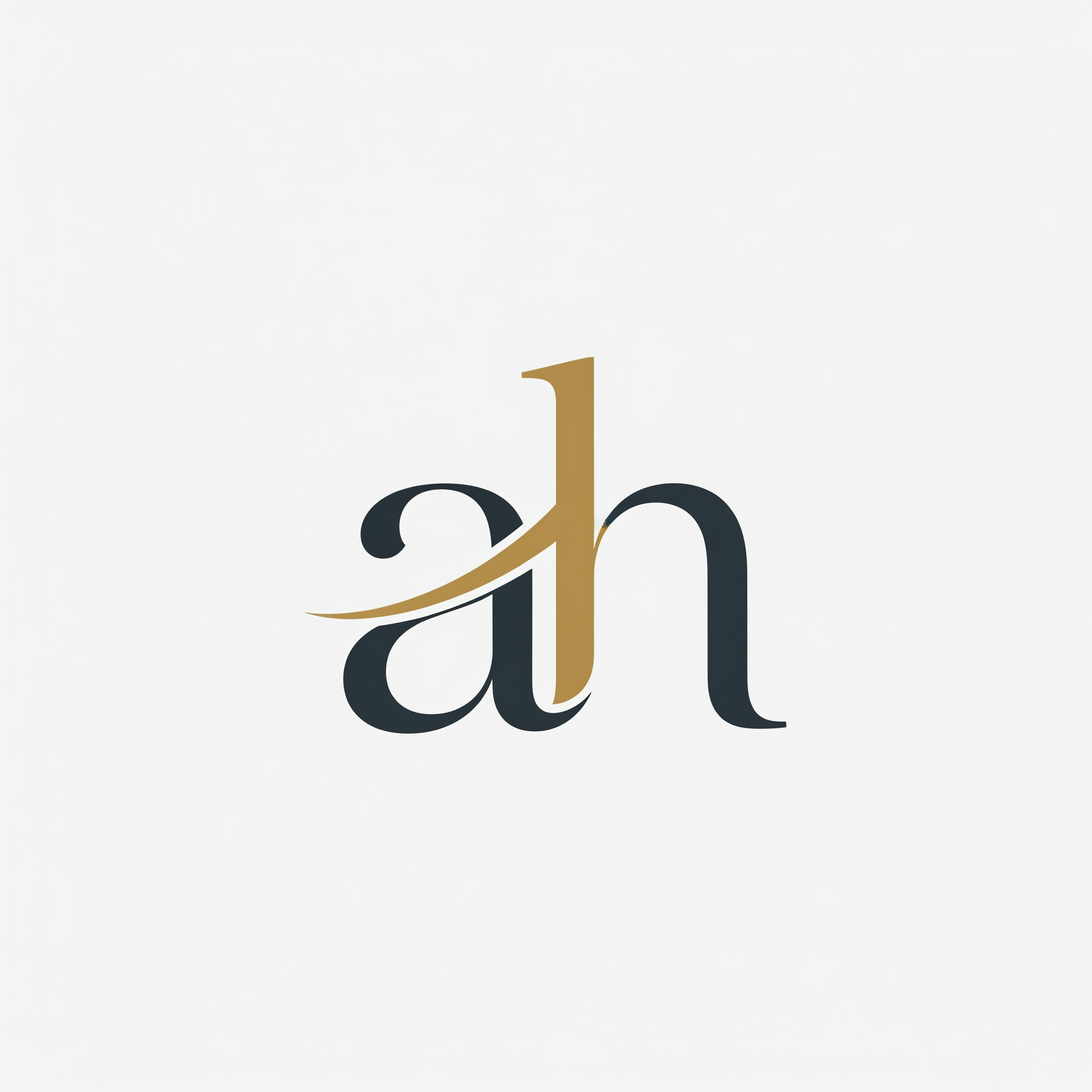 AI Design for more classy and simple creative logo of " ah "