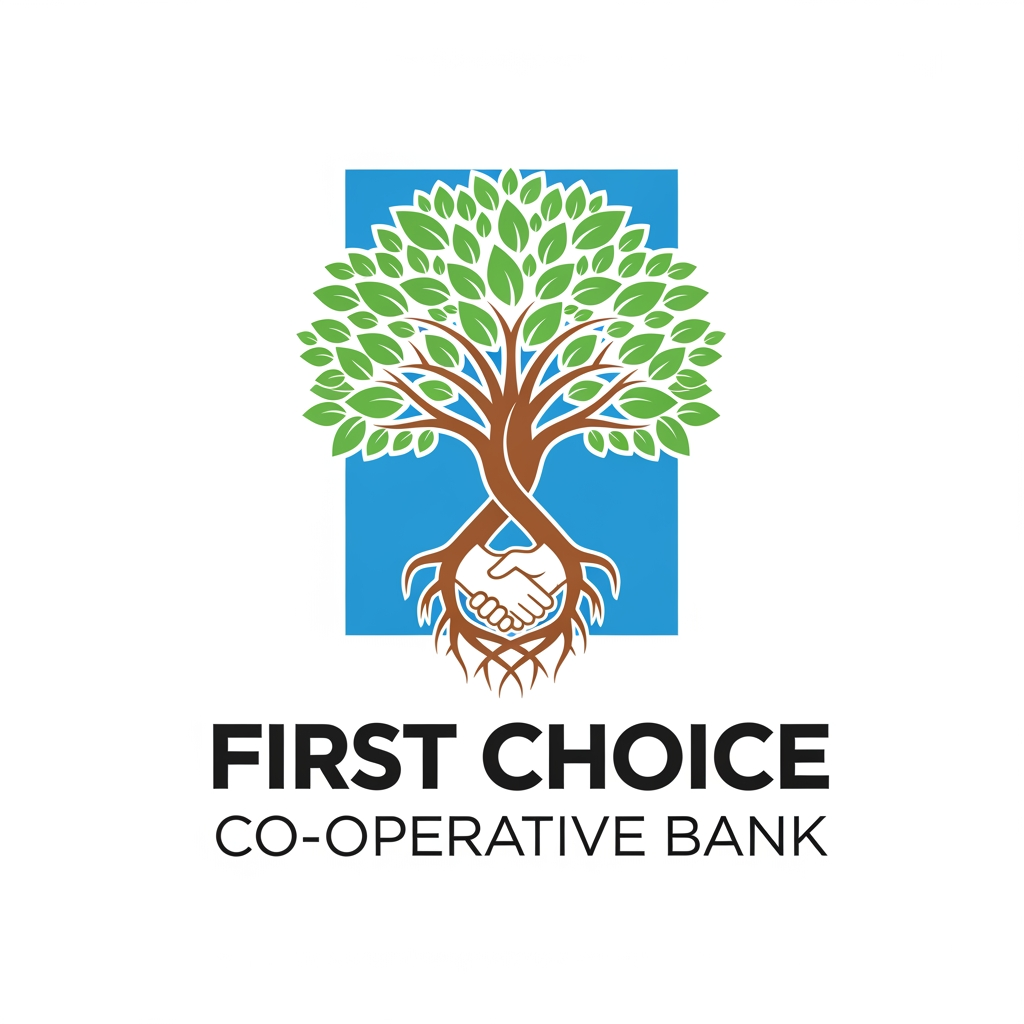 AI Design for Generate the ;logo for First Choice Co-Operative Bank