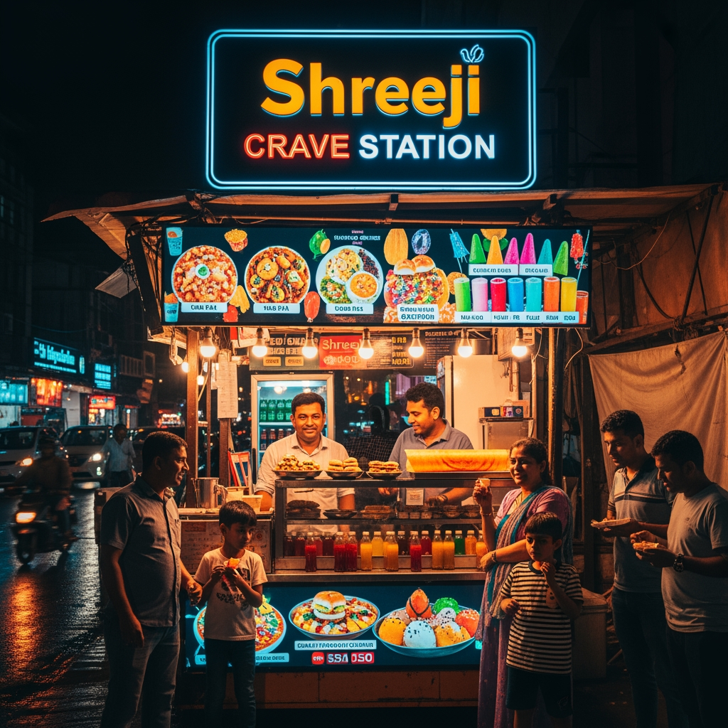 AI Design for Shreeji Crave Station