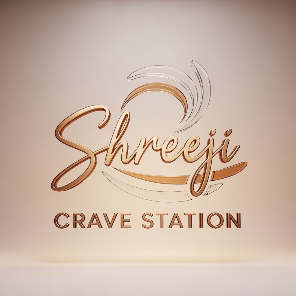 AI Design for Shreeji Crave Station 3d in asthetic only logo