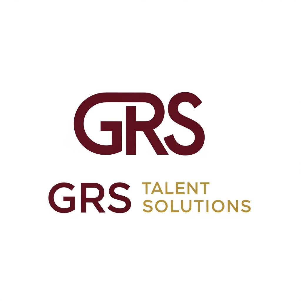 AI Design for Design a premium corporate logo for "GRS TALENT SOLUTIONS".
Create a unique monogram using the letters G, R, and S, where the three letters are intelligently integrated into a single custom symbol rather than appearing as separate text characters. The monogram should feel timeless, memorable, and professionally crafted by a high-end branding agency.
Style Direction:
* Executive search, recruitment, talent acquisition, HR consulting, staffing solutions
* Corporate, trustworthy, sophisticated, premium
* Clean geometric construction
* Strong visual balance and negative space usage
* Modern but not trendy
* Suitable for Fortune 500 clients and multinational companies
Typography:
* Custom professional typography
* "GRS" as the hero element
* "TALENT SOLUTIONS" positioned below or to the right
* Elegant letter spacing
* Corporate identity standards
* No generic fonts
Color Palette:
Primary: Deep Burgundy (#6D1028)
Secondary: Rich Metallic Gold (#C8A24D)
Logo Concept:
The G, R, and S should interlock seamlessly to form a distinctive symbol representing connection, growth, talent, leadership, and opportunity. The design should subtly communicate recruitment and human capital without using obvious icons like people, handshakes, magnifying glasses, briefcases, or arrows.
Design Characteristics:
* Minimalist luxury
* Vector logo style
* Strong silhouette
* Scalable from business card to billboard
* Looks authentic and agency-designed
* No AI-generated appearance
* No gradients
* No shadows
* No mockup presentation
* Flat design
* Unique brand mark suitable for trademark registration
Output:
White background, clean vector presentation, professional brand identity showcase, award-winning logo design quality.