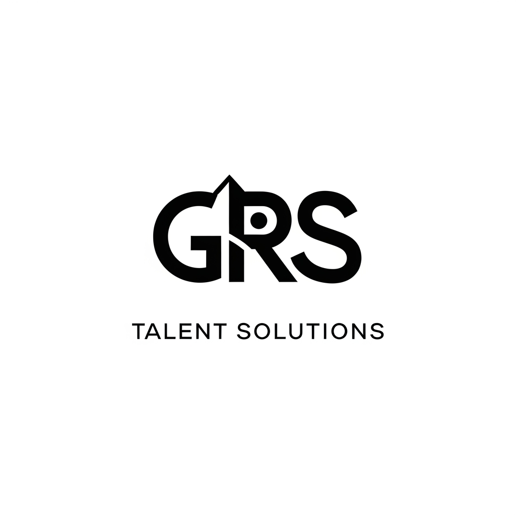 AI Design for Design a premium corporate logo for "GRS TALENT SOLUTIONS".
Create a unique monogram using the letters G, R, and S, where the three letters are intelligently integrated into a single custom symbol rather than appearing as separate text characters. The monogram should feel timeless, memorable, and professionally crafted by a high-end branding agency.
Style Direction:
* Executive search, recruitment, talent acquisition, HR consulting, staffing solutions
* Corporate, trustworthy, sophisticated, premium
* Clean geometric construction
* Strong visual balance and negative space usage
* Modern but not trendy
* Suitable for Fortune 500 clients and multinational companies
Typography:
* Custom professional typography
* "GRS" as the hero element
* "TALENT SOLUTIONS" positioned below or to the right
* Elegant letter spacing
* Corporate identity standards
* No generic fonts
Color Palette:
Primary: Deep Burgundy (#6D1028)
Secondary: Rich Metallic Gold (#C8A24D)
Logo Concept:
The G, R, and S should interlock seamlessly to form a distinctive symbol representing connection, growth, talent, leadership, and opportunity. The design should subtly communicate recruitment and human capital without using obvious icons like people, handshakes, magnifying glasses, briefcases, or arrows.
Design Characteristics:
* Minimalist luxury
* Vector logo style
* Strong silhouette
* Scalable from business card to billboard
* Looks authentic and agency-designed
* No AI-generated appearance
* No gradients
* No shadows
* No mockup presentation
* Flat design
* Unique brand mark suitable for trademark registration
Output:
White background, clean vector presentation, professional brand identity showcase, award-winning logo design quality.