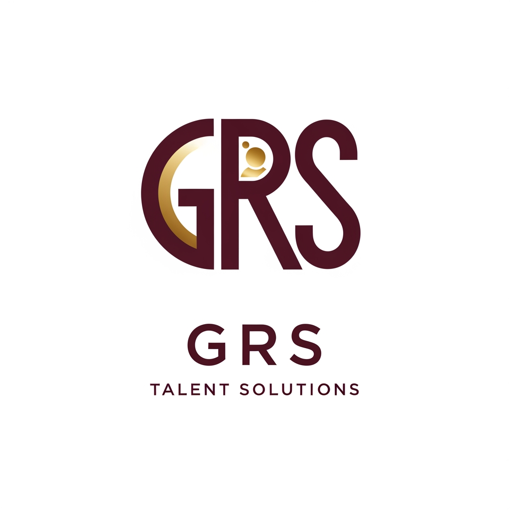 AI Design for Design a premium corporate logo for "GRS TALENT SOLUTIONS".
Create a unique monogram using the letters G, R, and S, where the three letters are intelligently integrated into a single custom symbol rather than appearing as separate text characters. The monogram should feel timeless, memorable, and professionally crafted by a high-end branding agency.
Style Direction:
* Executive search, recruitment, talent acquisition, HR consulting, staffing solutions
* Corporate, trustworthy, sophisticated, premium
* Clean geometric construction
* Strong visual balance and negative space usage
* Modern but not trendy
* Suitable for Fortune 500 clients and multinational companies
Typography:
* Custom professional typography
* "GRS" as the hero element
* "TALENT SOLUTIONS" positioned below or to the right
* Elegant letter spacing
* Corporate identity standards
* No generic fonts
Color Palette:
Primary: Deep Burgundy (#6D1028)
Secondary: Rich Metallic Gold (#C8A24D)
Logo Concept:
The G, R, and S should interlock seamlessly to form a distinctive symbol representing connection, growth, talent, leadership, and opportunity. The design should subtly communicate recruitment and human capital without using obvious icons like people, handshakes, magnifying glasses, briefcases, or arrows.
Design Characteristics:
* Minimalist luxury
* Vector logo style
* Strong silhouette
* Scalable from business card to billboard
* Looks authentic and agency-designed
* No AI-generated appearance
* No gradients
* No shadows
* No mockup presentation
* Flat design
* Unique brand mark suitable for trademark registration
Output:
White background, clean vector presentation, professional brand identity showcase, award-winning logo design quality.