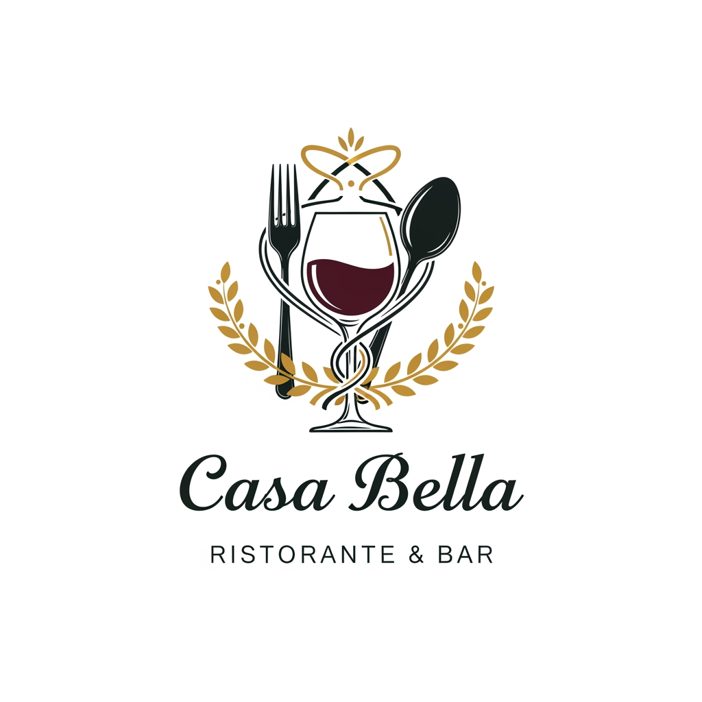 AI Design for an italian restobar, themed in a classic & artistic way. only logo is needed. some more pls