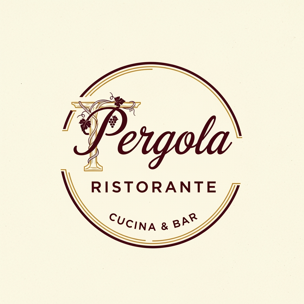 AI Design for an italian restobar, themed in a classic & artistic way. only logo is needed. 3 more pls