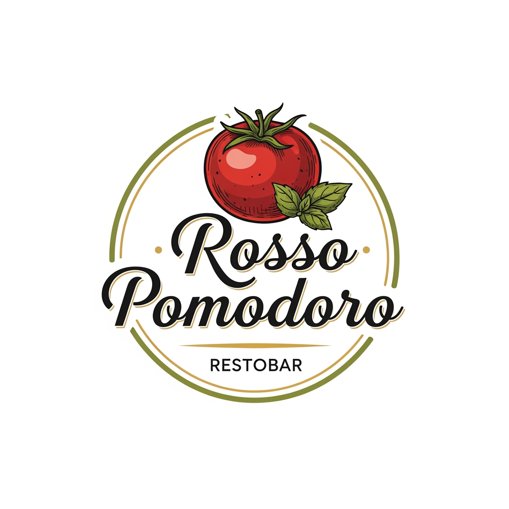 AI Design for an italian restobar, themed in a classic & artistic way. only logo is needed