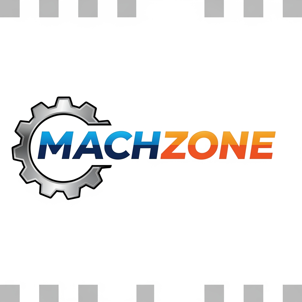 AI Design for make logo for machinary webiste and name is machzone
