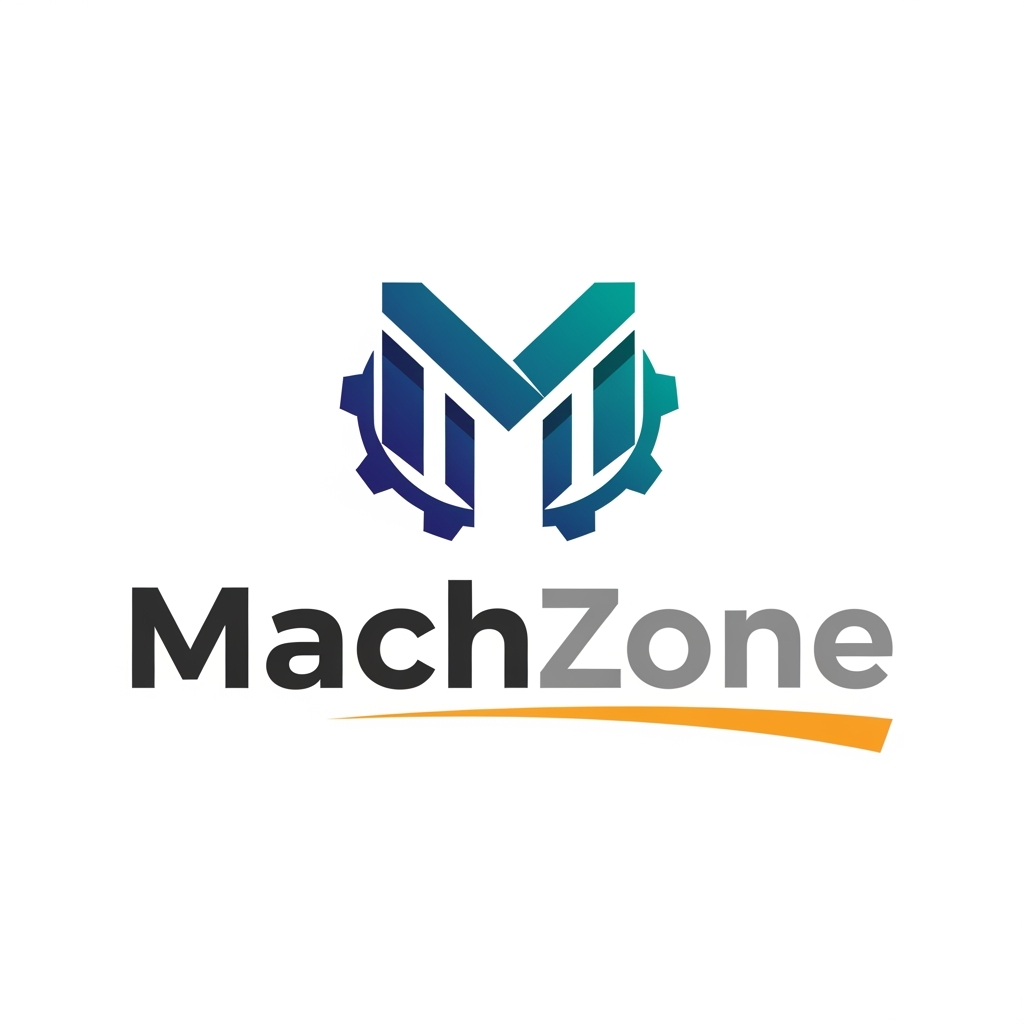 AI Design for make logo for machinary webiste and name is machzone