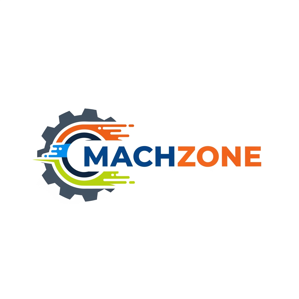 AI Design for make logo for machinary webiste and name is machzone
