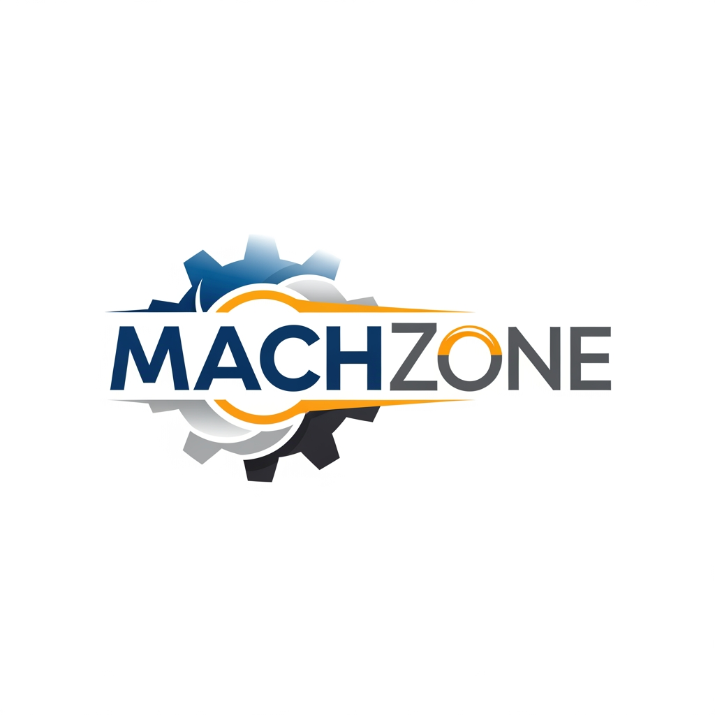 AI Design for make logo for machinary webiste and name is machzone