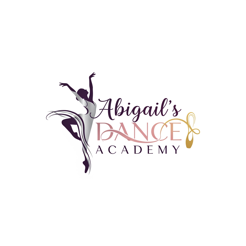 AI Design for Abigail's Dance Academy i want logo unique