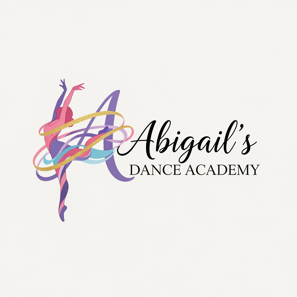 AI Design for Abigail's Dance Academy i want logo unique