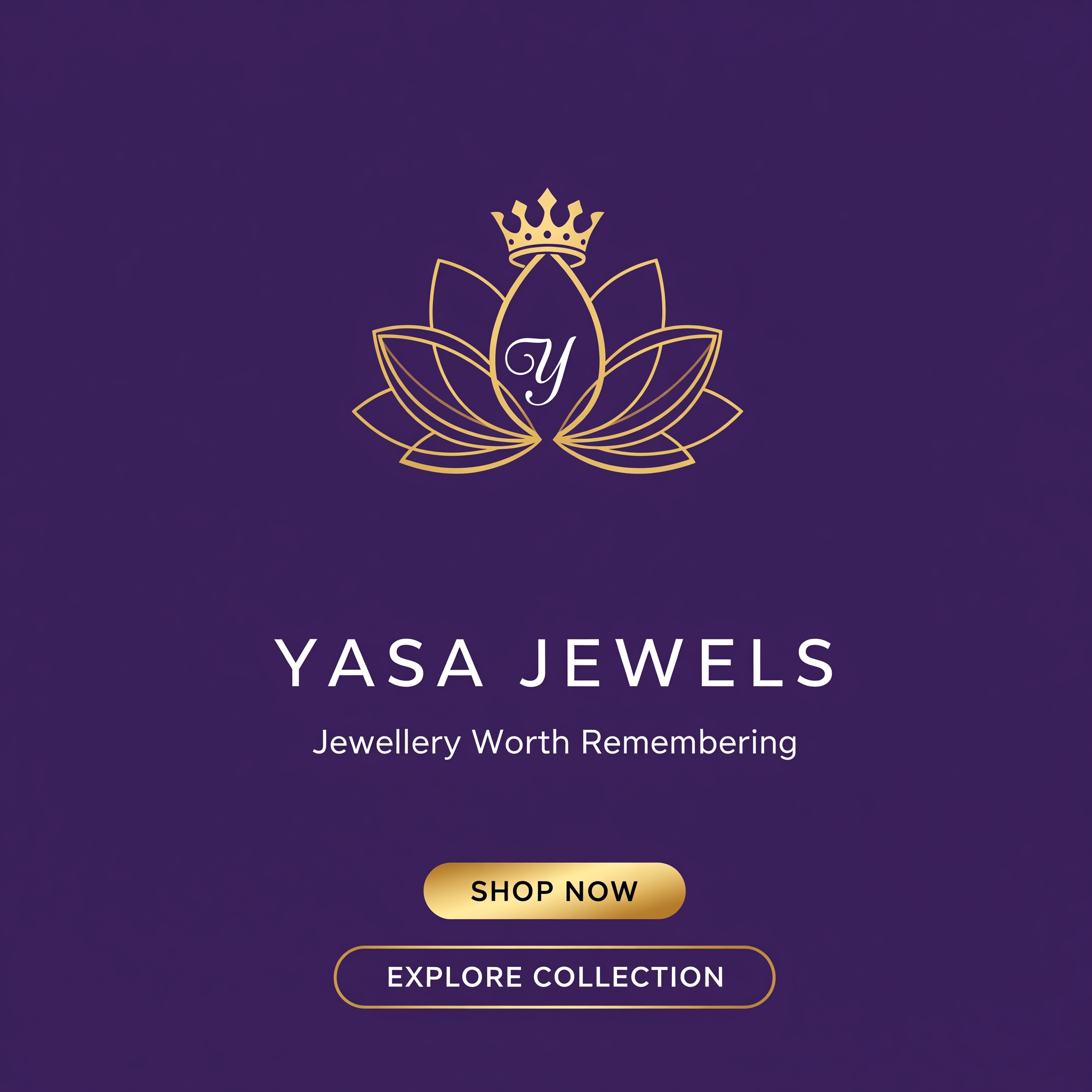 AI Design for YASA JEWELS — BRANDING EXPLORATION
Brand Positioning
YASA Jewels
"You Are Simply Awesome"
YASA is not simply a jewellery brand.
It sits between:
Modern Luxury
Contemporary Femininity
Affordable Royalty
The goal is to create a visual identity that feels:
✓ Premium
✓ Trustworthy
✓ Feminine
✓ Timeless
✓ Giftable
✓ Bridal-Friendly
✓ Instagram-Worthy
The brand archetypes are:
Primary: Lover
Secondary: Ruler
This means the identity should balance:
Emotional elegance
Royal sophistication
Avoid:
Fast fashion aesthetics
Excessive ornamentation
Traditional jewellery store branding
Discount-retail visual language
DIRECTION 01
ROYAL PURPLE LUXE
Positioning
Modern Royalty
For women who want to feel elegant, powerful and memorable.
This direction leans heavily into YASA's existing equity and creates the strongest luxury perception.
Color Palette
Role Color Hex
Primary Royal Purple #43245F
Secondary Deep Purple #311A45
Accent Luxury Gold #C79A3B
Light Ivory #F7F4EF
Accent 2 Dark Teal #1F4954
Psychology
Purple is strongly associated with:
Luxury
Exclusivity
Creativity
Femininity
Gold introduces:
Prestige
Celebration
Premium craftsmanship
This combination is commonly used by luxury beauty, jewellery and couture brands because it immediately signals elevated value.
Typography
Heading
Cormorant Garamond
Reason:
Editorial
Sophisticated
High-fashion feel
Excellent luxury perception
Example:
YASA JEWELS
Jewellery Worth Remembering
Body
Lato
Reason:
Modern
Clean
Easy to read
Balances ornate serif headlines
The serif + sans pairing creates luxury contrast and improves readability.
CTA System
Primary CTA
Background:
#C79A3B
Text:
#FFFFFF
Style:
Rounded Rectangle
Text:
SHOP NOW
Secondary CTA
Outline:
#C79A3B
Text:
#C79A3B
Style:
Ghost Button
Text:
EXPLORE COLLECTION
Brand Personality
Keywords:
Royal
Elegant
Feminine
Sophisticated
Timeless
Best For
Bridal Collections
Kundan
Polki
Wedding Campaigns
Festive Campaigns
DIRECTION 02
IVORY & GOLD ELEGANCE
Positioning
Quiet Luxury
Inspired by luxury fashion houses and premium boutiques.
This direction focuses on refinement instead of richness.
Color Palette
Role Color Hex
Primary Ivory White #F7F4EF
Secondary Soft Beige #EAE3DA
Accent Luxury Gold #C79A3B
Text Deep Purple #43245F
Support Charcoal #555555
Psychology
This palette creates:
Clean luxury
Trust
Premium minimalism
Editorial elegance
Large amounts of negative space increase perceived value and sophistication.
Typography
Heading
Cinzel
Reason:
Luxury Roman-inspired proportions.
Feels:
Heritage
Prestige
High-end
Body
Lato
Reason:
Keeps the system contemporary and ecommerce-friendly.
CTA System
Primary CTA
Fill:
#43245F
Text:
#FFFFFF
Rounded Pill
Secondary CTA
Outline:
#C79A3B
Text:
#C79A3B
Brand Personality
Keywords:
Elegant
Minimal
Premium
Sophisticated
Timeless
Best For
Website redesign
Silver collection
Contemporary collection
Premium gifting
DIRECTION 03
REGAL TEAL
Positioning
Modern Heritage
A more distinctive luxury territory.
Most jewellery brands use burgundy, black or purple.
Teal creates instant differentiation.
Color Palette
Role Color Hex
Primary Dark Teal #1F4954
Secondary Royal Purple #43245F
Accent Luxury Gold #C79A3B
Light Ivory #F7F4EF
Support Soft Beige #EAE3DA
Psychology
Teal communicates:
Trust
Sophistication
Exclusivity
Modern luxury
Combined with gold, it creates a unique premium signature that stands apart from competitors.
Typography
Heading
Cormorant Garamond
Body
Lato
Navigation
Montserrat
Reason:
Balances traditional luxury with modern ecommerce usability.
CTA System
Primary CTA
Fill:
#1F4954
Text:
#FFFFFF
Secondary CTA
Fill:
#C79A3B
Text:
#FFFFFF
Brand Personality
Keywords:
Distinctive
Refined
Contemporary
Confident
Premium
Best For
Contemporary Jewellery
Younger luxury buyers
Instagram campaigns
Influencer collaborations
NEW LOGO OPTION 01
MONOGRAM LOTUS CROWN
Concept
Combine:
Lotus = femininity + beauty
Crown = royalty
Y monogram = memorability
Strategic Meaning
Represents:
Modern Queen
Self-worth
Celebration of womanhood
This option is strongest if YASA wants to become a national luxury jewellery brand.
Advantages
✓ Premium appearance
✓ Highly recognizable
✓ Strong packaging potential
✓ Works on jewellery boxes and tags
NEW LOGO OPTION 02
JEWEL CREST WORDMARK
Concept
Luxury wordmark with gemstone-inspired crest.
Strategic Meaning
Represents:
Craftsmanship
Heritage
Luxury detailing
Feels closer to:
Cartier
Graff
Luxury European jewellery houses
Advantages
✓ Luxury-first perception
✓ Elegant website appearance
✓ Strong upscale positioning
✓ Better for international expansion
Recommendation
If keeping the current logo
Choose:
🥇 Direction 01 — Royal Purple Luxe
Why:
Matches existing brand equity
Highest luxury perception
Strongest recognition
Most aligned with bridal and festive jewellery
If rebranding completely
Choose:
🥇 Logo Option 01 + Direction 01
This combination creates the strongest long-term luxury brand system and aligns best with YASA's "You Are Simply Awesome" positioning by combining femininity, confidence, and royalty into one visual identity.
