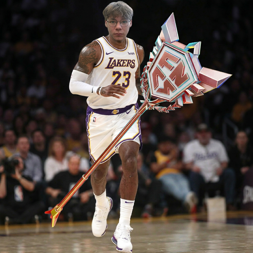 AI Design for zorg dat ik die pickaxe vast heb inplaat van de basketbal