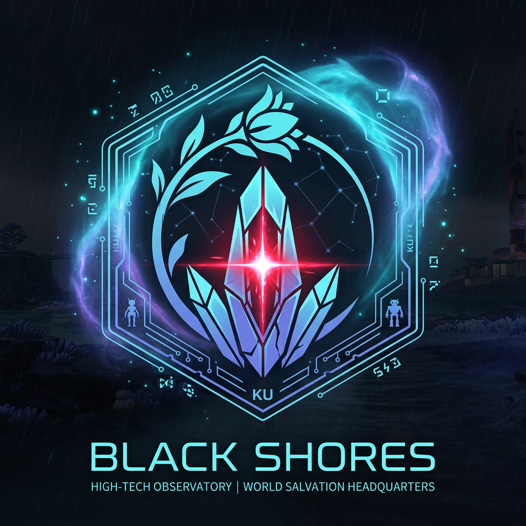 AI Design for develop a logo for "blackshores" from game wuthering waves
The Black Shores in Wuthering Waves is a mysterious, high-tech, and melancholic techno-paradise. It blends eerie isolation with breathtaking sci-fi beauty. Shrouded in digital fog and tempestuous seas, this remote archipelago acts as the secluded headquarters for world salvation, giving off a solitary yet deeply fascinating vibe.The region is defined by a distinct duality in its atmosphere:The Surface: ArchipelagoSci-Fi Isolation: The above-ground zone is swathed in an atmospheric digital fog that conceals it from the outside world. It's peaceful yet completely isolated, operating as a high-tech observatory and think tank on a massive tacetite ore landmass.Eerie Flora: A signature visual element is the Blake Bloom, a rare, monochromatic plant that loses its natural color entirely due to the island's unique energy.Corporate Mystery: The surface features robot caretakers, automated observatories, and hidden communication networks that tease a shadowy, secret-filled past.The Underground: Tethys DeepDigital Dreamscape: Descending through the "Stargate" flips gravity and plunges you into Tethys Deep, a massive data-space where the ocean ceiling turns into a star-lit digital night sky.Melancholic & Dreamy: The vibe shifts dramatically here—it feels ethereal, vast, and tragic. You are surrounded by discordant notes and crimson flames of destruction, wrapped in a bittersweet, lonely atmosphere overseen by the Shorekeeper.
The Black Shores from Wuthering Waves provides a beautifully melancholic sci-fi-fantasy vibe. It blends glowing bioluminescent waters and sweeping oceanic views with a secretive, digital aesthetic.Its visual atmosphere combines a few distinct, standout elements:Digital & Sci-Fi Elements: The entire archipelago is veiled in a thick "digital fog". You'll immediately notice glowing blue holograms, floating geometric data streams, and robotic caretakers (KU-robots) roaming the map.Bioluminescent Nature: The island features deep blue waters, bioluminescent plant life, and floating crystal-like Tacetite structures that emit an ethereal, neon glow in the dark.Melancholic Isolation: Despite the high-tech, futuristic infrastructure, it feels incredibly quiet, secluded, and solemn. The moody weather systems, particularly during the rain and sunsets, give the region a cinematic, lonely beauty. have attachd ref emages of the blackshores vibrancy oof stars based on the theme Develop a logo