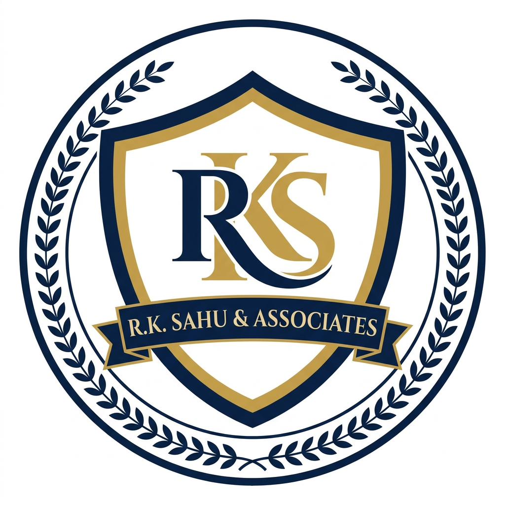 AI Design for Create a logo of " R.K. SAHU & ASSOCIATES"