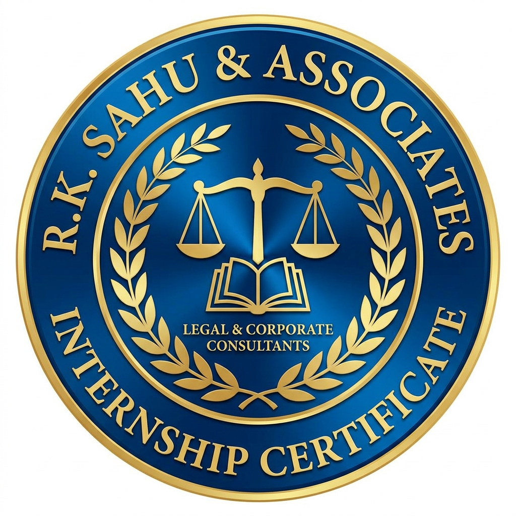 AI Design for Create a logo of " R.K. SAHU & ASSOCIATES" for internship certificate