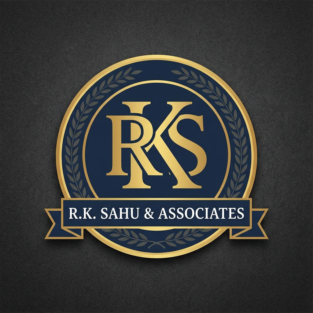 AI Design for Create a logo of " R.K. SAHU & ASSOCIATES"