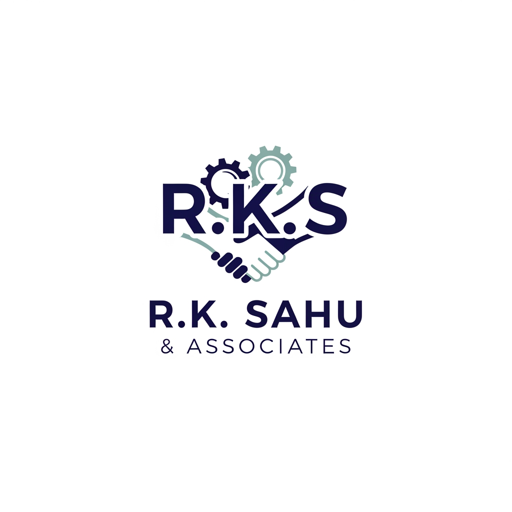 AI Design for Create a logo of " R.K. SAHU & ASSOCIATES" for internship certificate