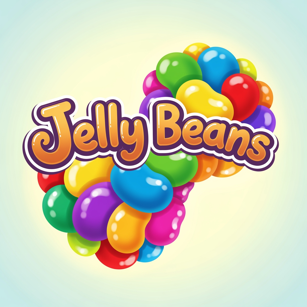 AI Design for create a logo for our brans -- jelly beans . we want a logo with lots of personality .