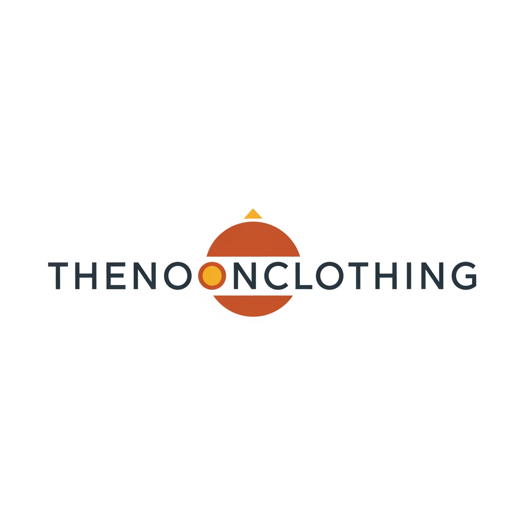 AI Design for mAKE ME A LOGO FOR MY CLOTHING BRAND NAME AS THENOONCLOTHING
