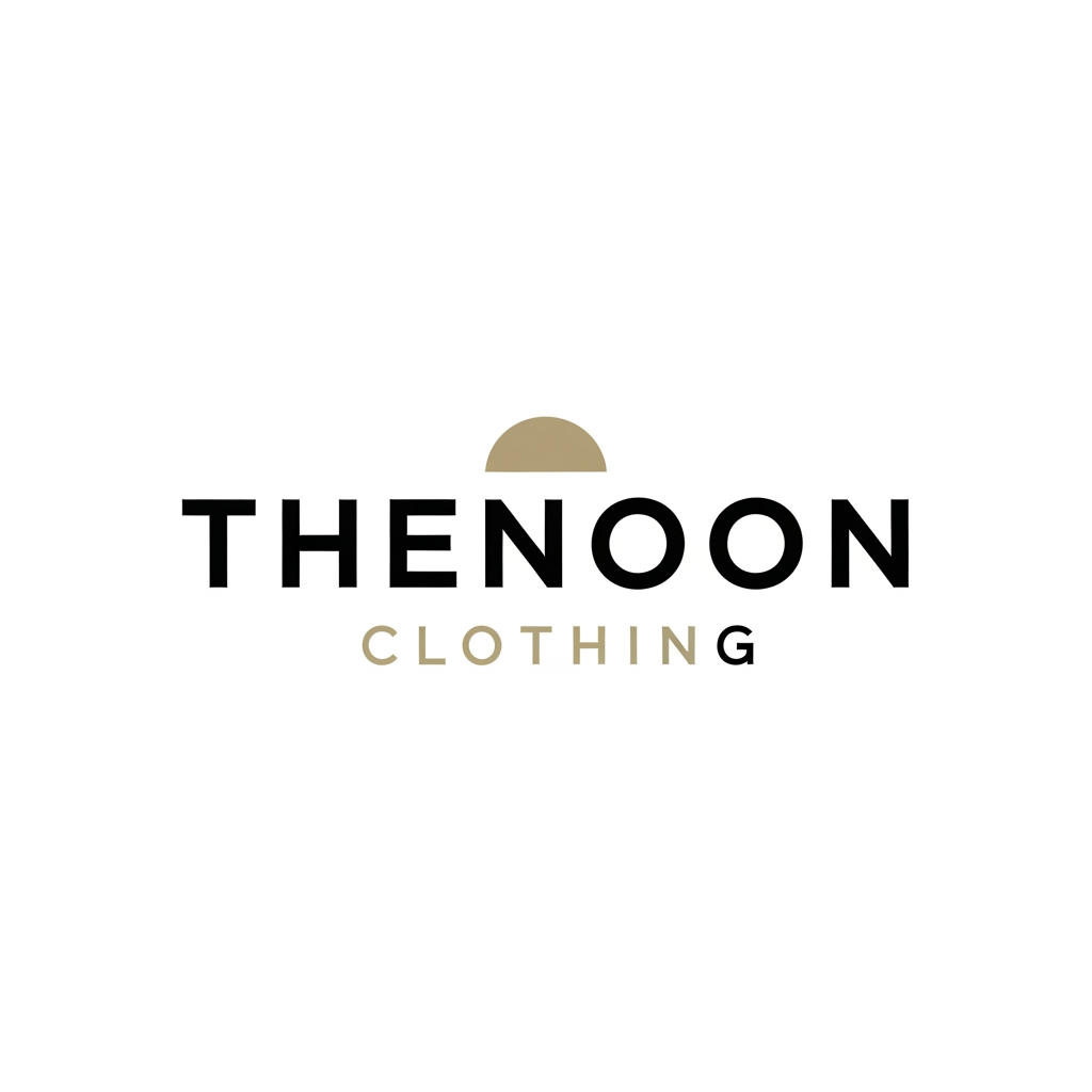 AI Design for mAKE ME A LOGO FOR MY CLOTHING BRAND NAME AS THENOONCLOTHING