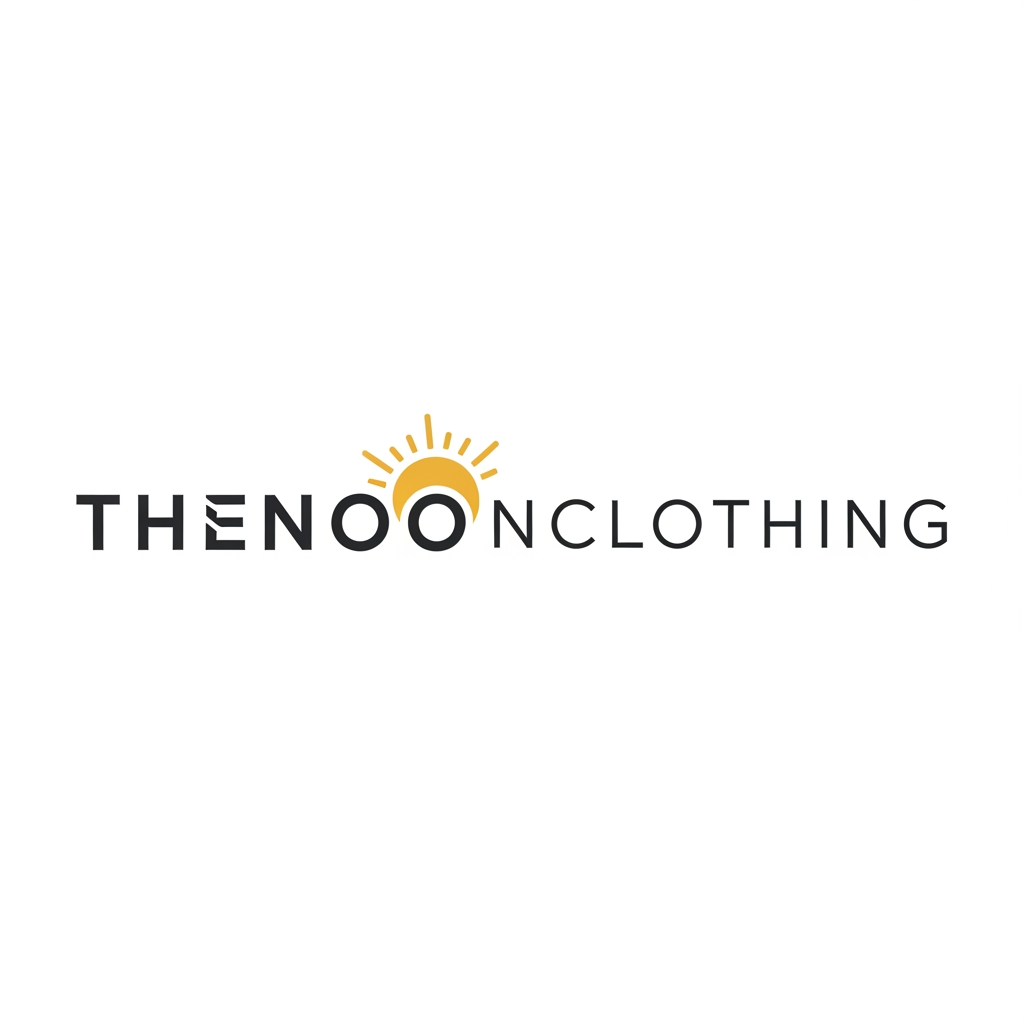 AI Design for mAKE ME A LOGO FOR MY CLOTHING BRAND NAME AS THENOONCLOTHING