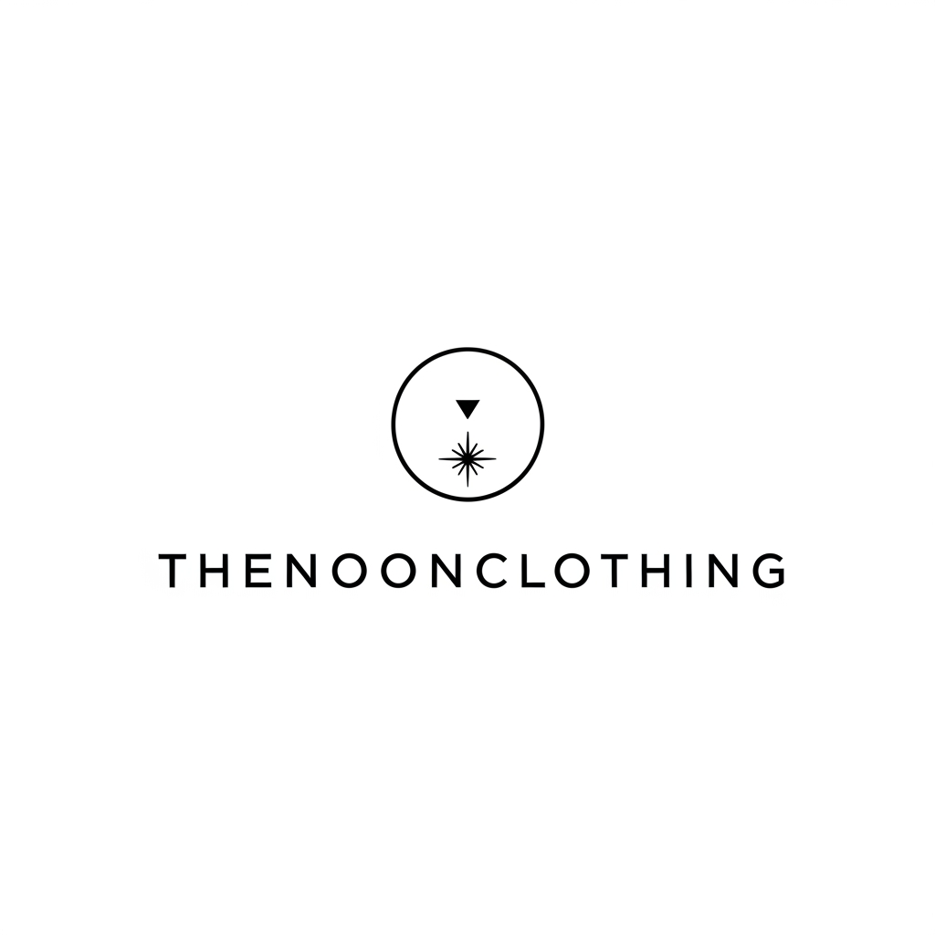 AI Design for mAKE ME A LOGO FOR MY CLOTHING BRAND NAME AS THENOONCLOTHING
