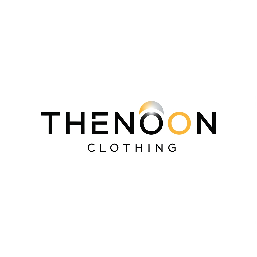 AI Design for mAKE ME A LOGO FOR MY CLOTHING BRAND NAME AS THENOONCLOTHING