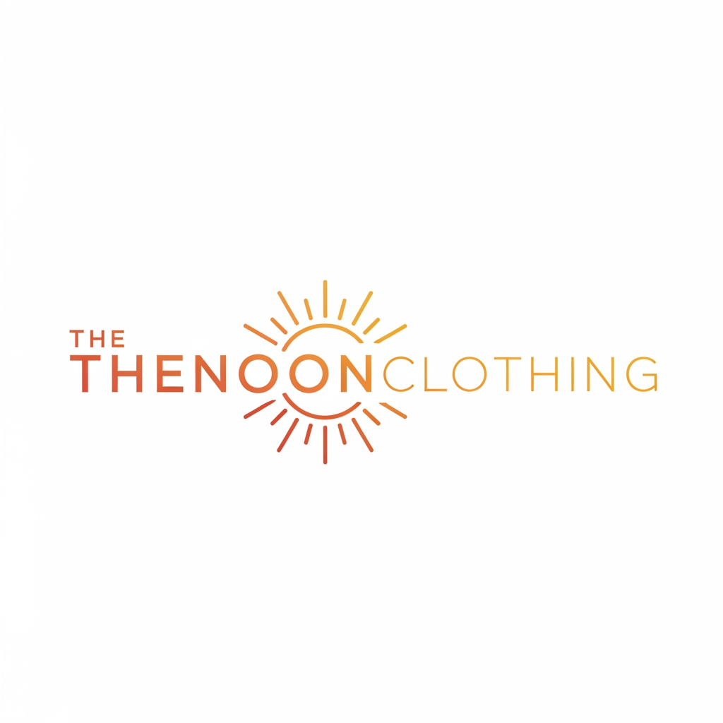 AI Design for mAKE ME A LOGO FOR MY CLOTHING BRAND NAME AS THENOONCLOTHING