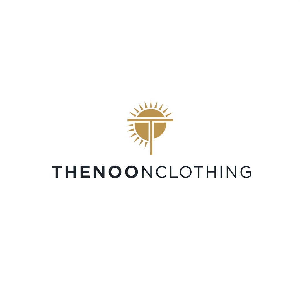 AI Design for mAKE ME A LOGO FOR MY CLOTHING BRAND NAME AS THENOONCLOTHING