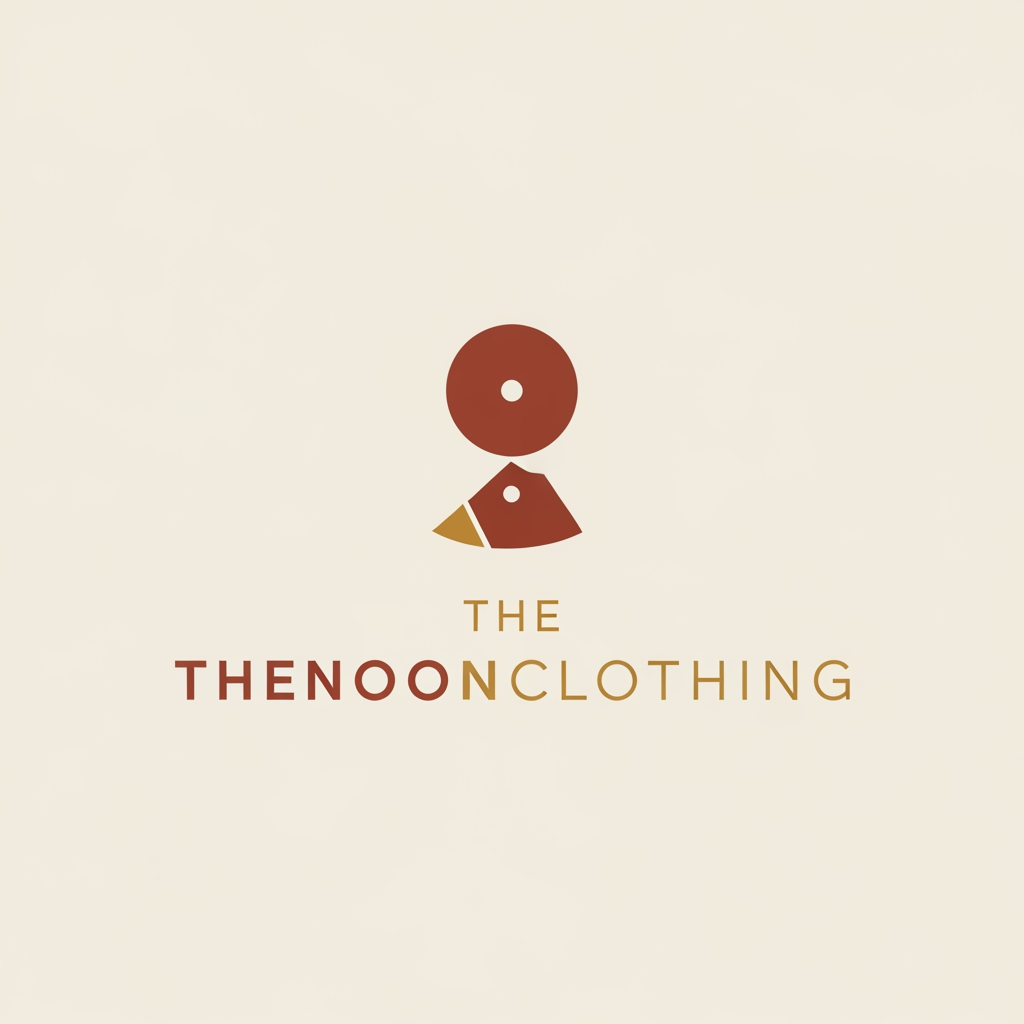 AI Design for mAKE ME A LOGO FOR MY CLOTHING BRAND NAME AS THENOONCLOTHING