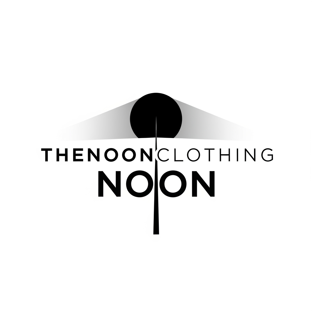 AI Design for mAKE ME A LOGO FOR MY CLOTHING BRAND NAME AS THENOONCLOTHING