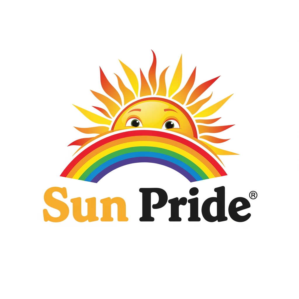 AI Design for sun pride logo