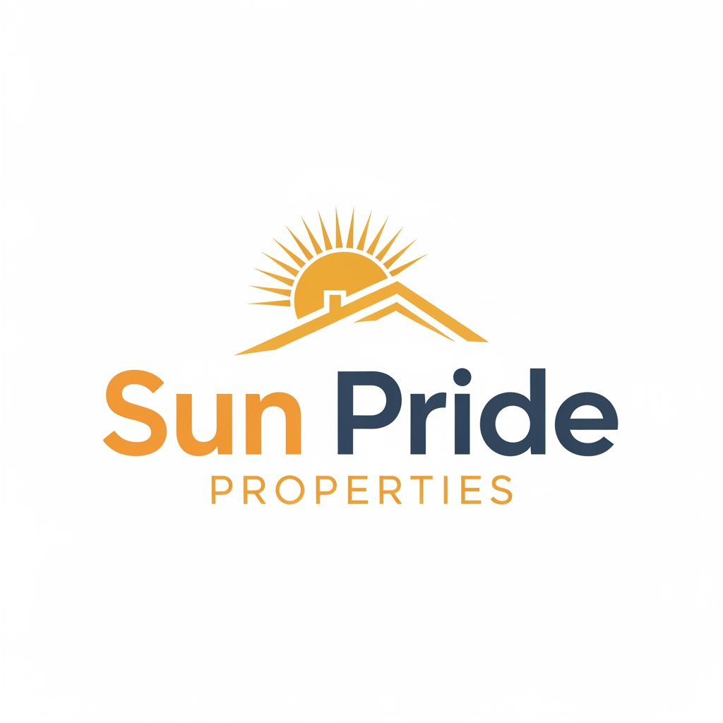 AI Design for sun pride properties logo