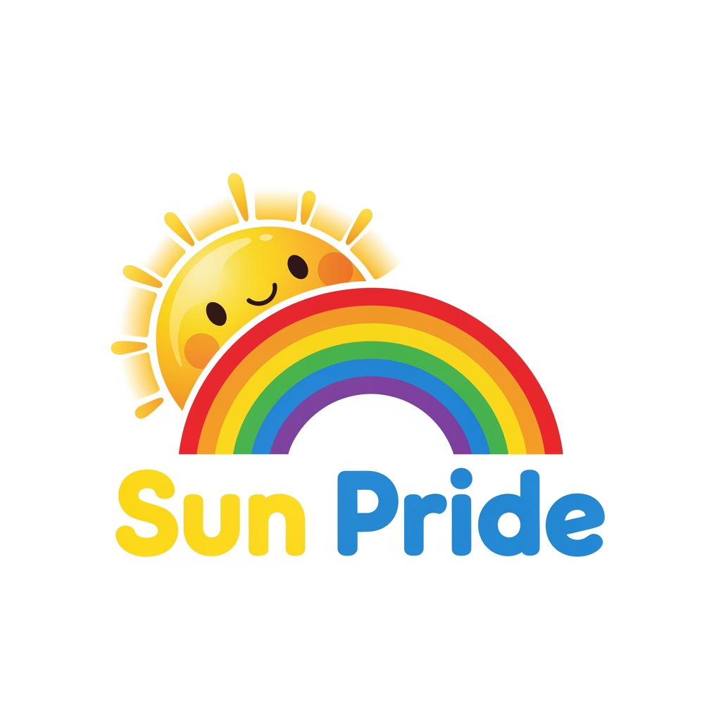 AI Design for sun pride logo