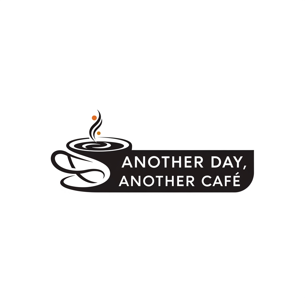 AI Design for Another Day, Another Cafe. logo design for
