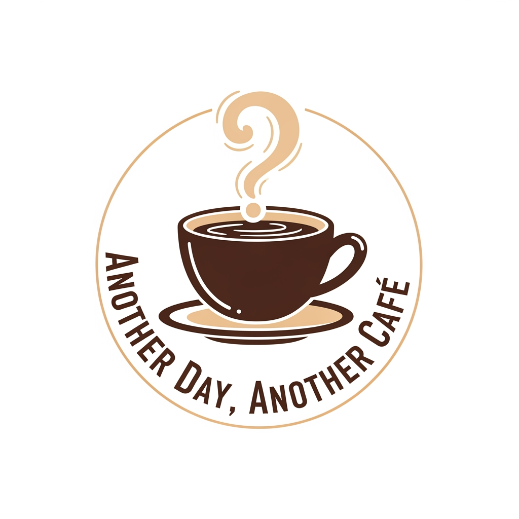 AI Design for Another Day, Another Cafe. logo design for