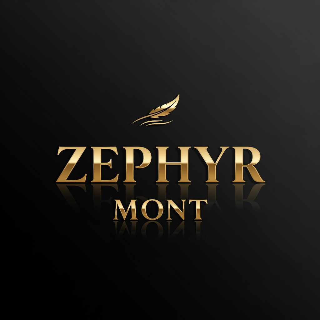 AI Design for I WANT LUXURY TYPE LOGO FOR "ZEPHYR MONT".