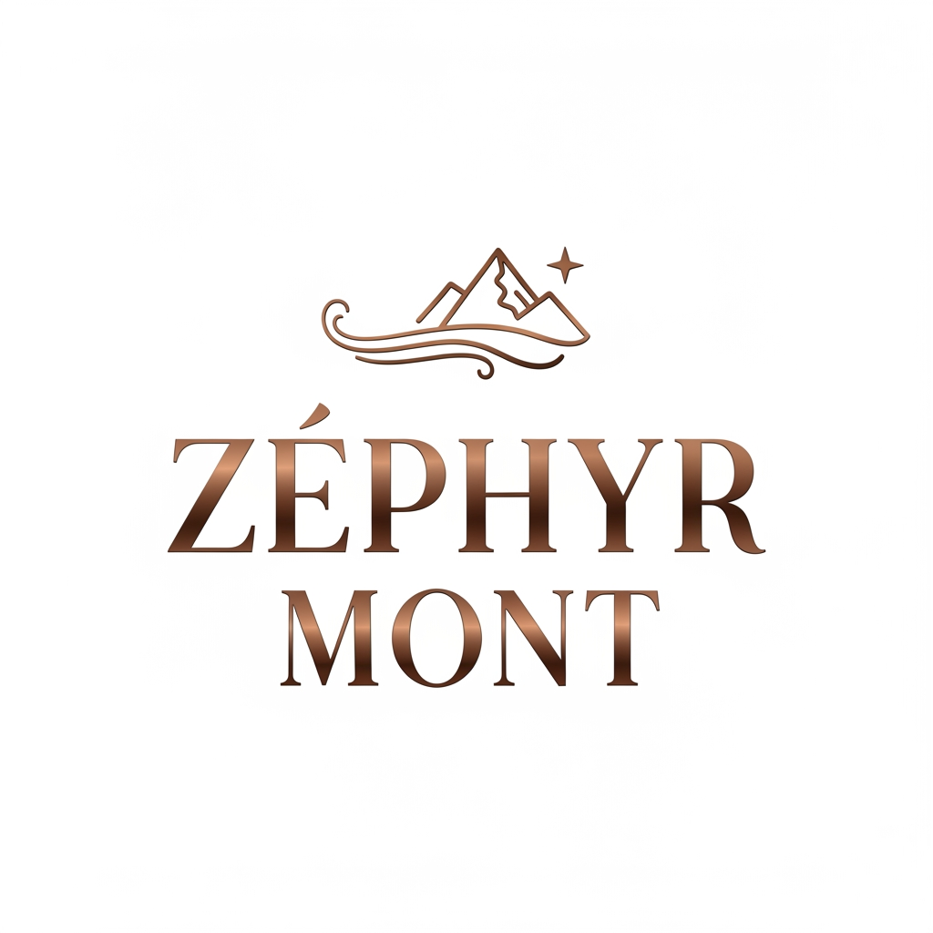 AI Design for I WANT LUXURY TYPE LOGO FOR "ZEPHYR MONT".
